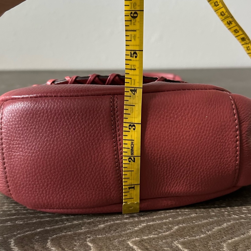 OrYANY Leather Shoulder Bag - Red - Picture 12 of 12